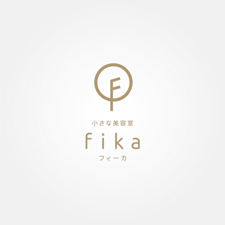 tanaka10 (tanaka10)さんのこども写真館併設の美容室「小さな美容室 fika フィーカ」のオープンに伴うロゴ依頼への提案