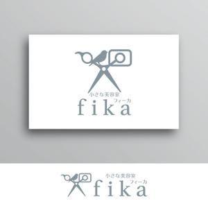 White-design (White-design)さんのこども写真館併設の美容室「小さな美容室 fika フィーカ」のオープンに伴うロゴ依頼への提案