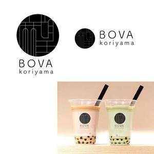 marukei (marukei)さんのタピオカドリンク店「BOVA」のワードロゴへの提案