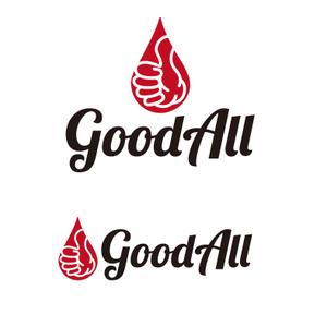 KFD (kida422)さんのハンバーグ、鉄板焼飲食店運営会社「GoodAll」のロゴへの提案