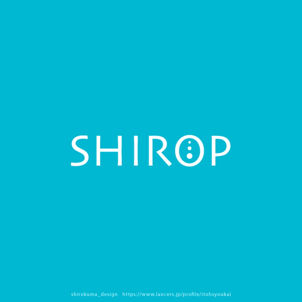 ECセレクトショップ「SHIROP(シロップ）」のロゴ