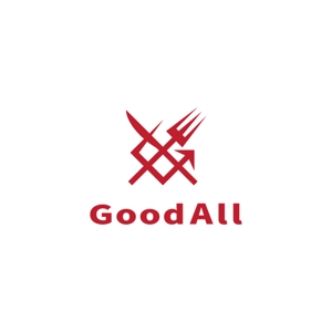 コトブキヤ (kyo-mei)さんのハンバーグ、鉄板焼飲食店運営会社「GoodAll」のロゴへの提案