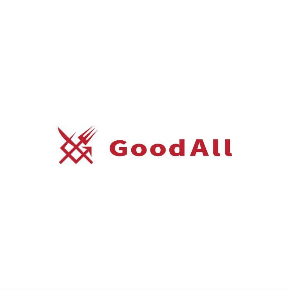 ハンバーグ、鉄板焼飲食店運営会社「GoodAll」のロゴ