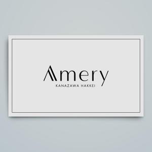 haru_Design (haru_Design)さんの美容室　「Amery kanazawahakkei」のロゴ作成依頼への提案