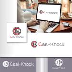 YM_Lab (YM_Lab)さんの新規メディア「Casi-Knock」のロゴへの提案