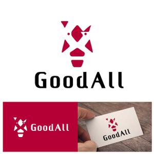 kropsworkshop (krops)さんのハンバーグ、鉄板焼飲食店運営会社「GoodAll」のロゴへの提案