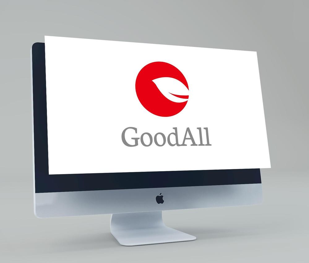 ハンバーグ、鉄板焼飲食店運営会社「GoodAll」のロゴ