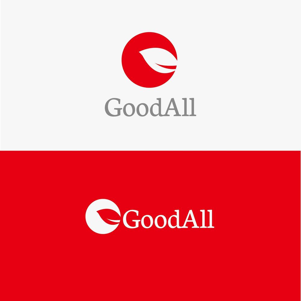 ハンバーグ、鉄板焼飲食店運営会社「GoodAll」のロゴ