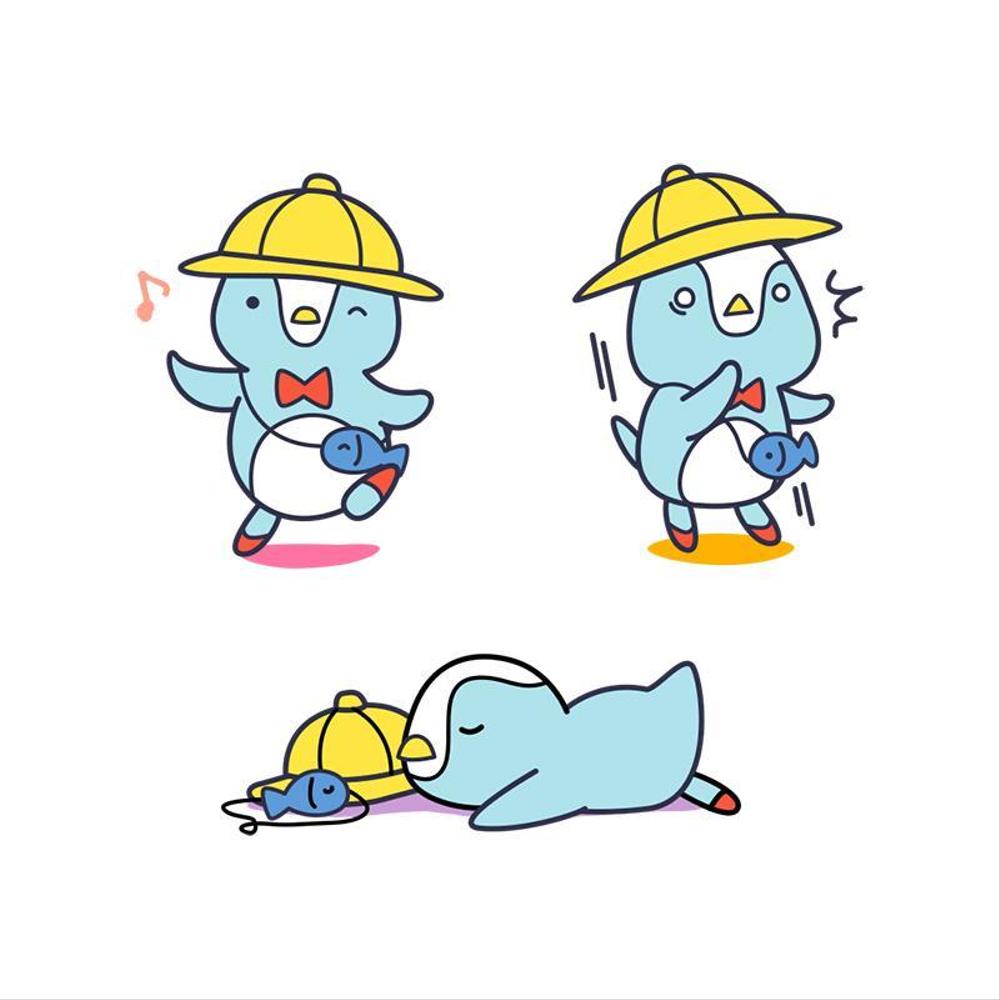 既存キャラ「ぺんたくん」のLINEスタンプ用パターン制作依頼