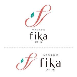 shimo1960 (shimo1960)さんのこども写真館併設の美容室「小さな美容室 fika フィーカ」のオープンに伴うロゴ依頼への提案