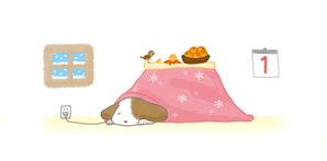 conny (satomix_cafe)さんの犬のイラスト12点（カレンダー用）への提案