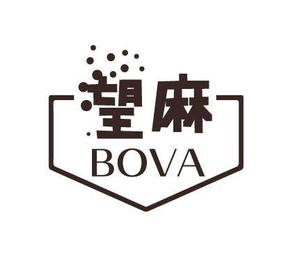 吉田 (TADASHI0203)さんのタピオカドリンク店「BOVA」のワードロゴへの提案