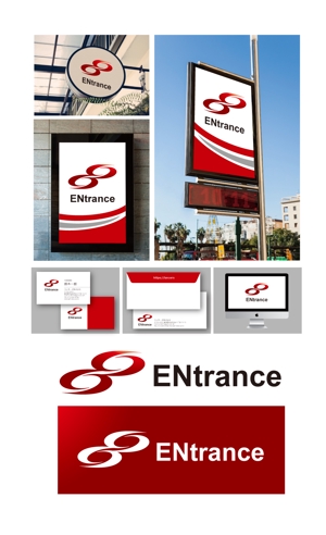 King_J (king_j)さんの日本と海外を繋ぐ新設会社「ENtrance」のロゴ制作への提案