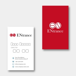 stack (stack)さんの日本と海外を繋ぐ新設会社「ENtrance」のロゴ制作への提案