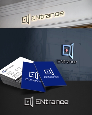 D.R DESIGN (Nakamura__)さんの日本と海外を繋ぐ新設会社「ENtrance」のロゴ制作への提案