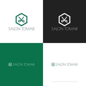 themisably ()さんの理容店「SALON TOMARI」のロゴへの提案
