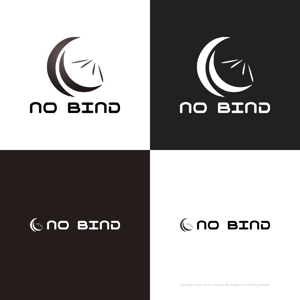 themisably ()さんの雪板ブランド「NO BIND」のロゴへの提案
