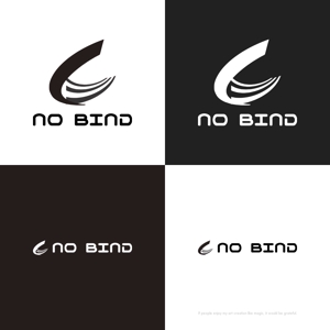 themisably ()さんの雪板ブランド「NO BIND」のロゴへの提案
