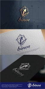 drkigawa (drkigawa)さんの美容鍼灸サロン「binos-ビノス-」のロゴへの提案