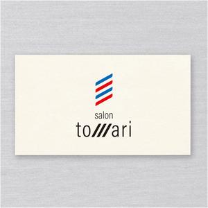 尾野森生 ()さんの理容店「SALON TOMARI」のロゴへの提案