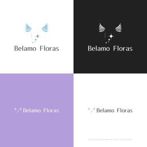 themisably ()さんのウエディングドレスショップ「Belamo Floras」のロゴへの提案