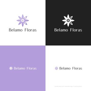 themisably ()さんのウエディングドレスショップ「Belamo Floras」のロゴへの提案