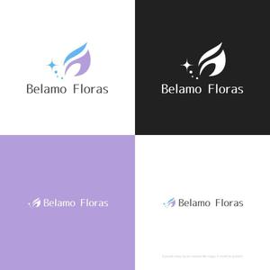 themisably ()さんのウエディングドレスショップ「Belamo Floras」のロゴへの提案
