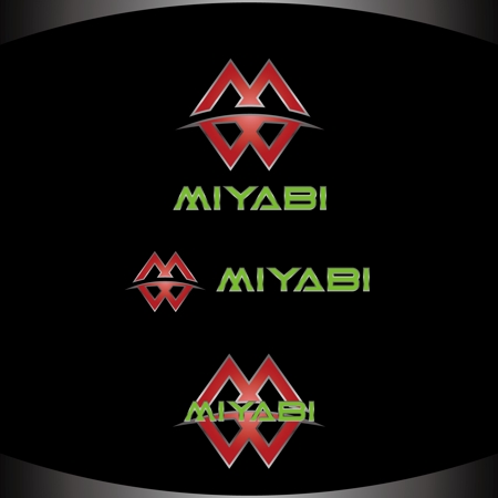 D.R DESIGN (Nakamura__)さんのゲーミングチーム  MIYABI の ロゴへの提案