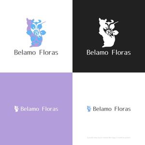 themisably ()さんのウエディングドレスショップ「Belamo Floras」のロゴへの提案