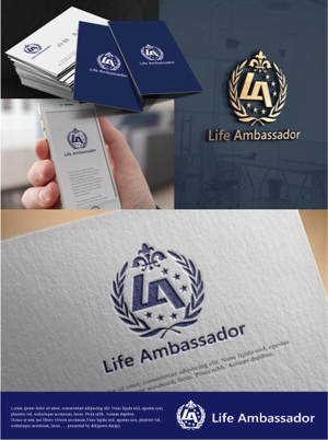 drkigawa (drkigawa)さんの会社「Life Ambassador」の企業ロゴ作成依頼への提案