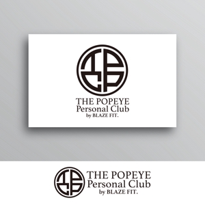 White-design (White-design)さんのプライベートジム「THE POPEYE Personal Club by BLAZE FIT.」ロゴへの提案