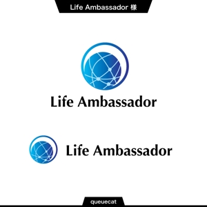 queuecat (queuecat)さんの会社「Life Ambassador」の企業ロゴ作成依頼への提案