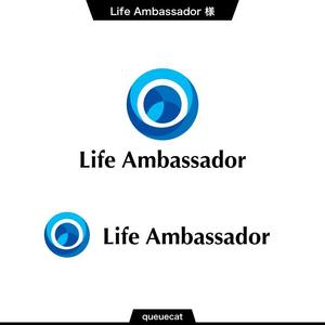 queuecat (queuecat)さんの会社「Life Ambassador」の企業ロゴ作成依頼への提案