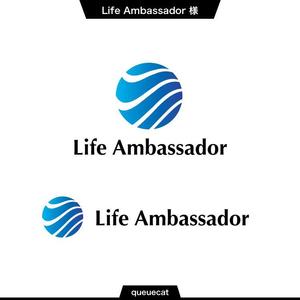 queuecat (queuecat)さんの会社「Life Ambassador」の企業ロゴ作成依頼への提案