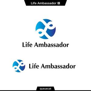 queuecat (queuecat)さんの会社「Life Ambassador」の企業ロゴ作成依頼への提案