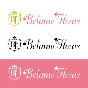 yama_design (yamashitadesign)さんのウエディングドレスショップ「Belamo Floras」のロゴへの提案