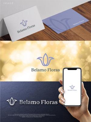 maharo77 (maharo77)さんのウエディングドレスショップ「Belamo Floras」のロゴへの提案