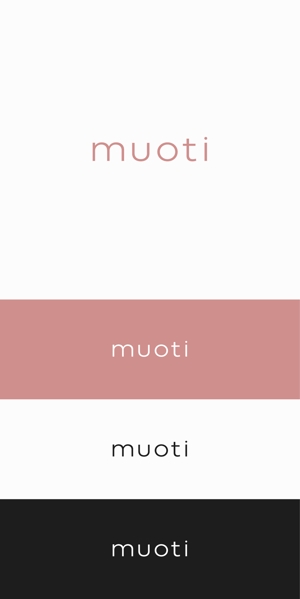 designdesign (designdesign)さんの女性向けコスメブランド「muoti」のロゴへの提案