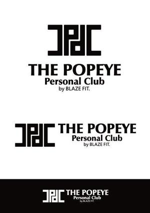 ttsoul (ttsoul)さんのプライベートジム「THE POPEYE Personal Club by BLAZE FIT.」ロゴへの提案