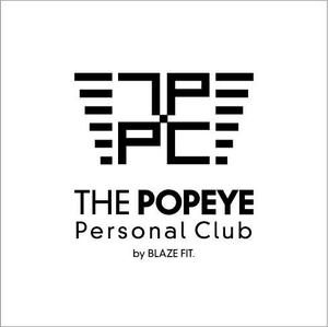s m d s (smds)さんのプライベートジム「THE POPEYE Personal Club by BLAZE FIT.」ロゴへの提案