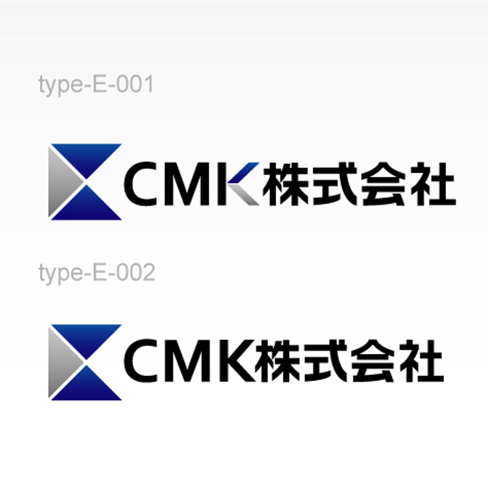 「CMK株式会社」のロゴ作成