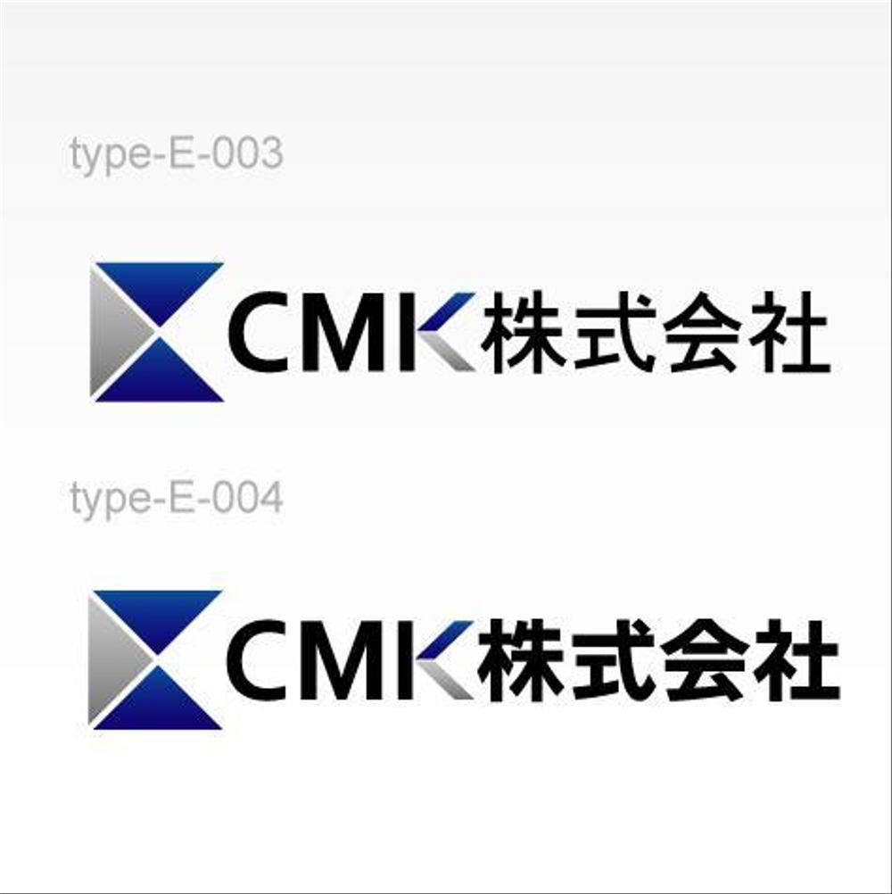 「CMK株式会社」のロゴ作成