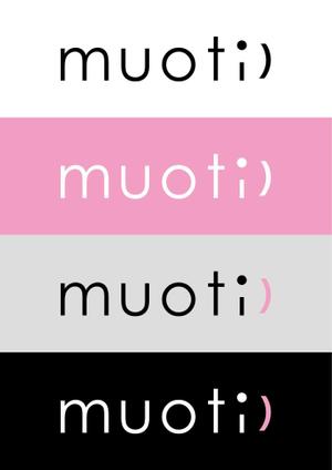 five_design (takefive_paper)さんの女性向けコスメブランド「muoti」のロゴへの提案