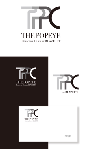 serve2000 (serve2000)さんのプライベートジム「THE POPEYE Personal Club by BLAZE FIT.」ロゴへの提案