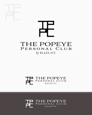 pTree LABO (torch_tree)さんのプライベートジム「THE POPEYE Personal Club by BLAZE FIT.」ロゴへの提案