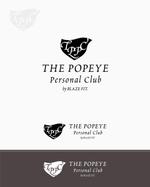 pTree LABO (torch_tree)さんのプライベートジム「THE POPEYE Personal Club by BLAZE FIT.」ロゴへの提案
