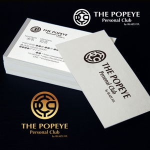 KOZ-DESIGN (saki8)さんのプライベートジム「THE POPEYE Personal Club by BLAZE FIT.」ロゴへの提案