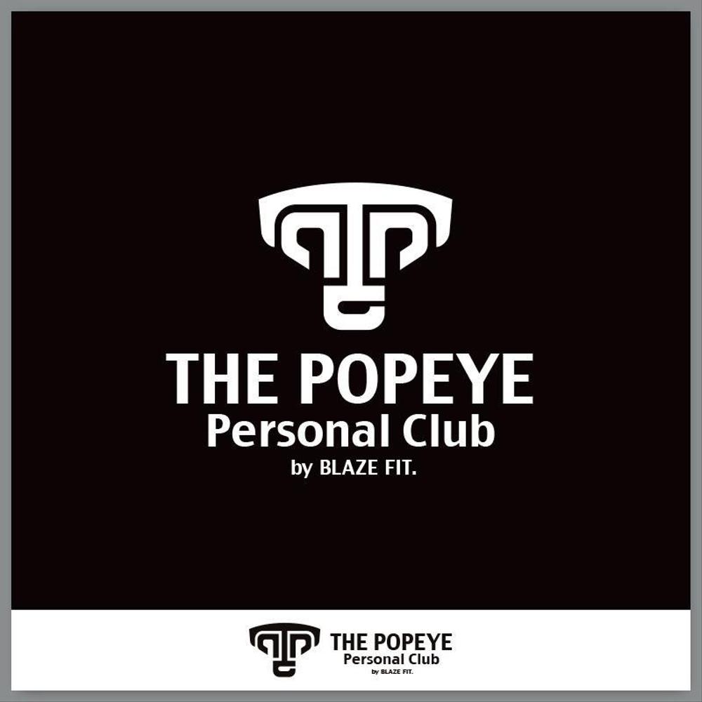 プライベートジム「THE POPEYE Personal Club by BLAZE FIT.」ロゴ