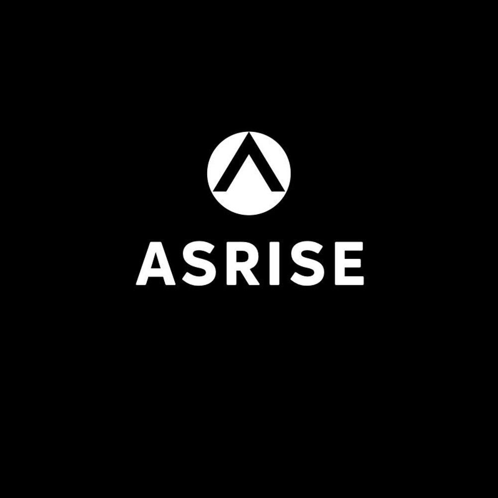 自動車販売会社　ASRISE　　のロゴ作成