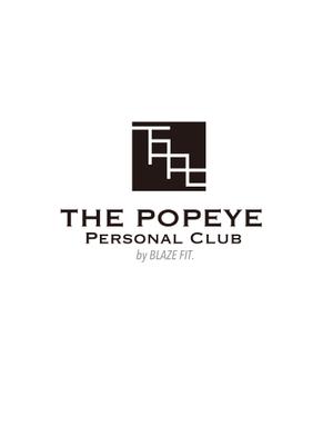 RYUNOHIGE (yamamoto19761029)さんのプライベートジム「THE POPEYE Personal Club by BLAZE FIT.」ロゴへの提案